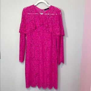 Trina Turk Vintage Lace Sheath Dress-Small. B81